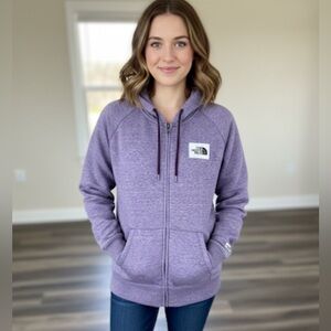The North Face Women's‎ Heritage Patch Full Zip Hoodie Size: Large EUC